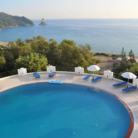 Natalia B With Panoramic Sea Views Of Agios Gordios Bay Apartment